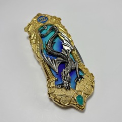 Fantasy Knife - Blue Dragon